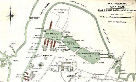 chatham dockyard site map.